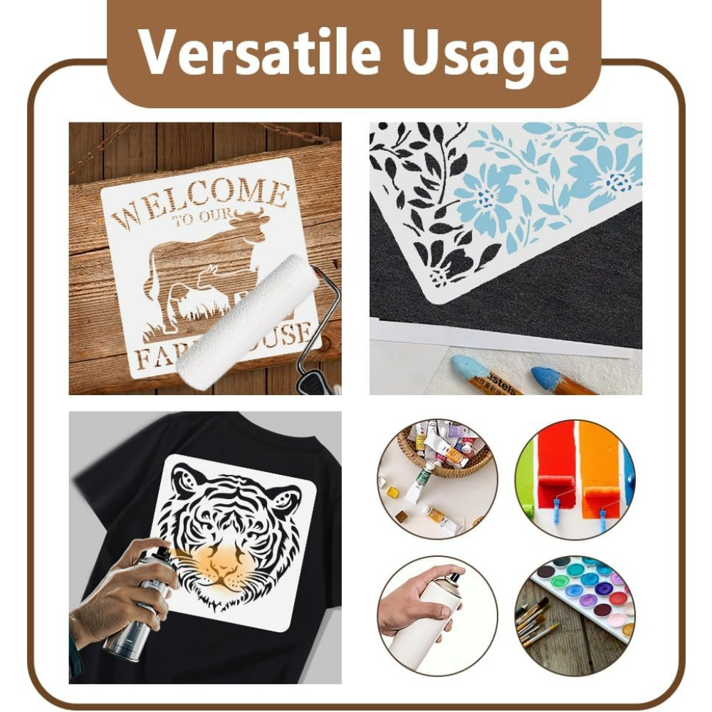 แม่แบบลายจุดมันดาลา ขนาด 11.8  - Home Textiles Products บทวิจารณ์และราคา