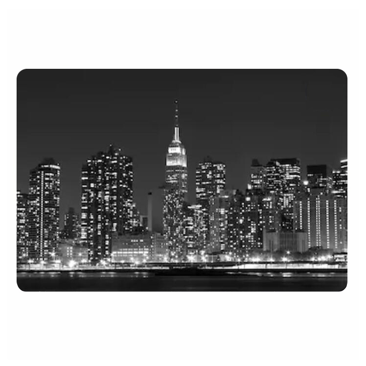 Modern New York City at Sunset - Home Textiles New York บทวิจารณ์และราคา