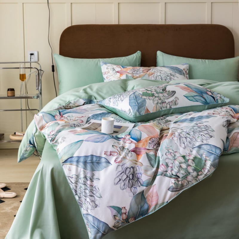 ผ้าฝ้ายอียิปต์100% Vibrant Tro - Home Textiles Premium บทวิจารณ์และราคา