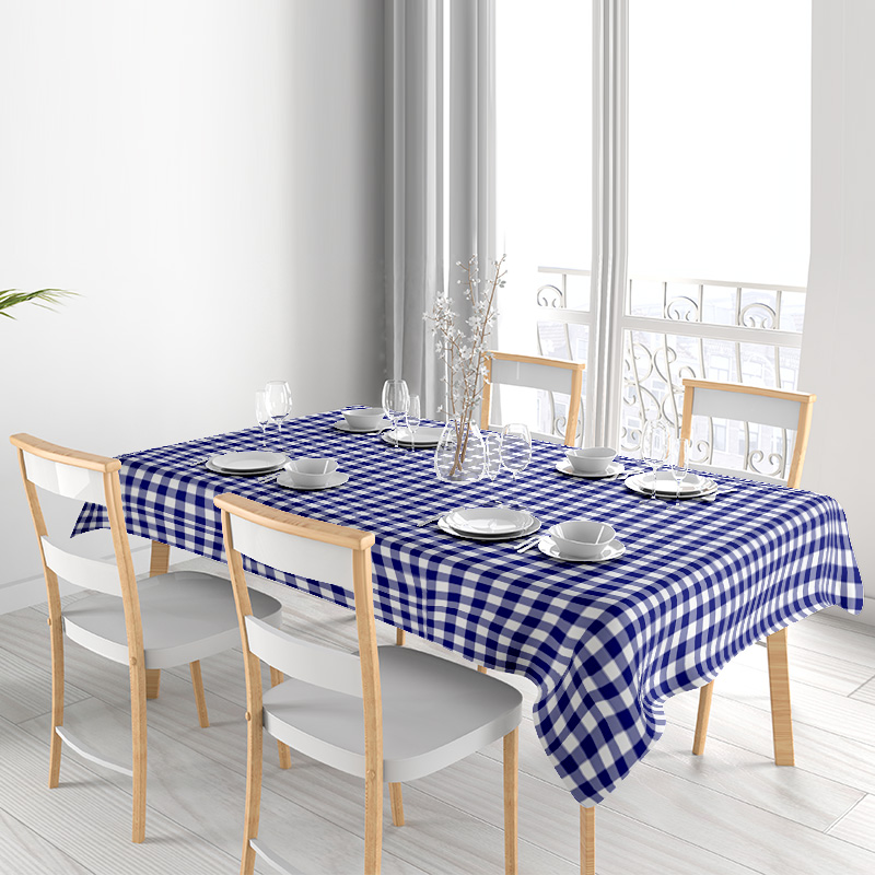 ผ้าปูโต๊ะลายตารางหมากรุกคลาสสิ - Home Textiles Premium บทวิจารณ์และราคา