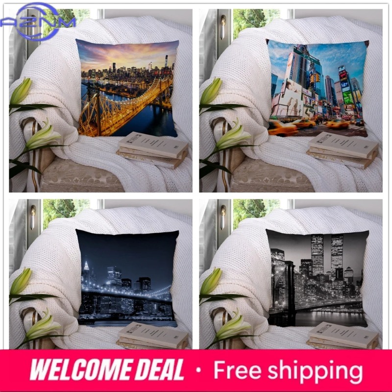 ของตกแต่งบ้าน ปลอกหมอนลาย New  - Home Textiles New York บทวิจารณ์และราคา