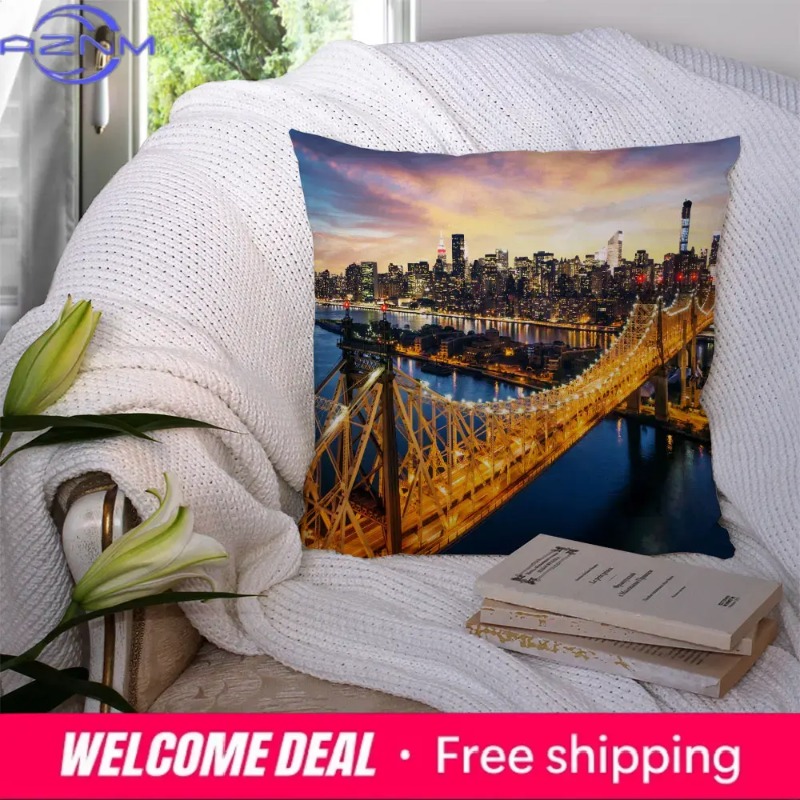ของตกแต่งบ้าน ปลอกหมอนลาย New  - Home Textiles New York บทวิจารณ์และราคา