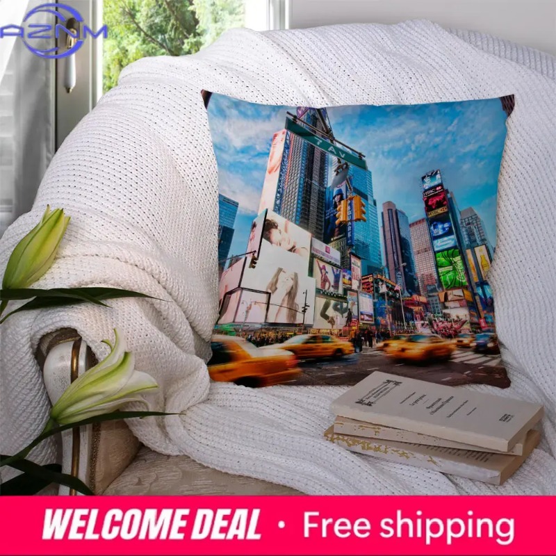 ของตกแต่งบ้าน ปลอกหมอนลาย New  - Home Textiles New York บทวิจารณ์และราคา