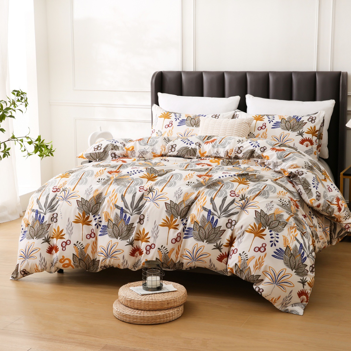 ขายส่งผ้าปูที่นอนลายดอกไม้โบฮี - Home Textiles Manufacturer บทวิจารณ์และราคา