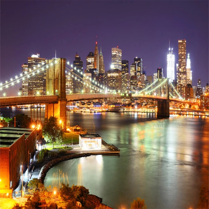 ภาพจิตรกรรมฝาผนัง 3D แบบปรับแต - Home Textiles New York บทวิจารณ์และราคา